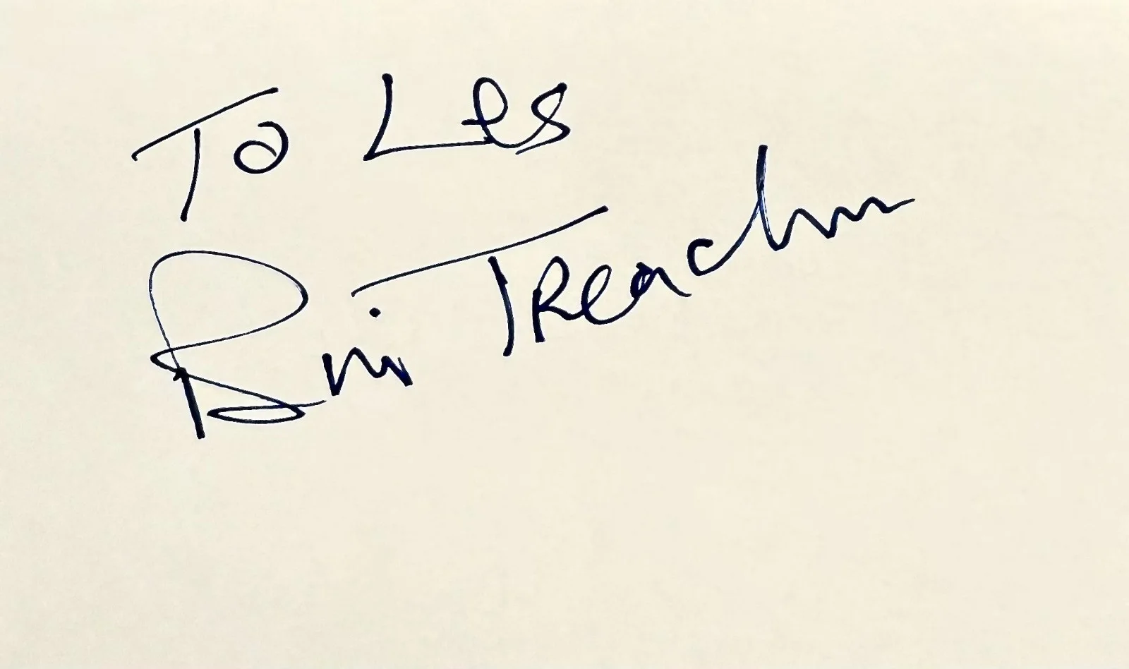 Bill Treacher — BILL TREACHER Signed Autographed 3"x 5" INDEX CARD EastEnders Tale of the Mummy, изображение 3