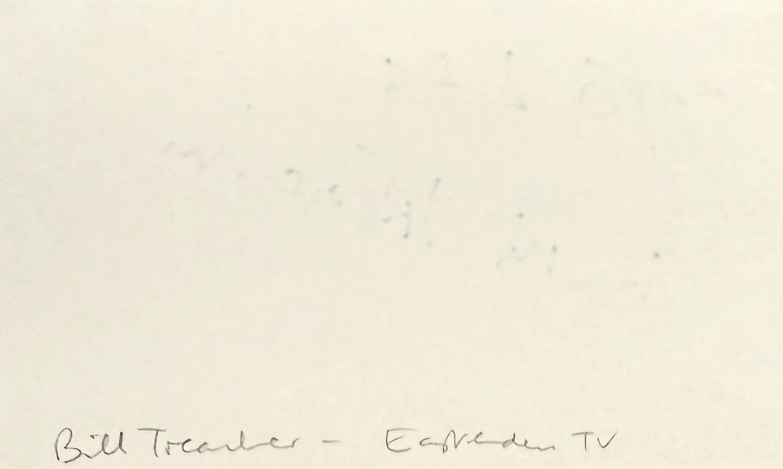 Bill Treacher — BILL TREACHER Signed Autographed 3"x 5" INDEX CARD EastEnders Tale of the Mummy, изображение 4