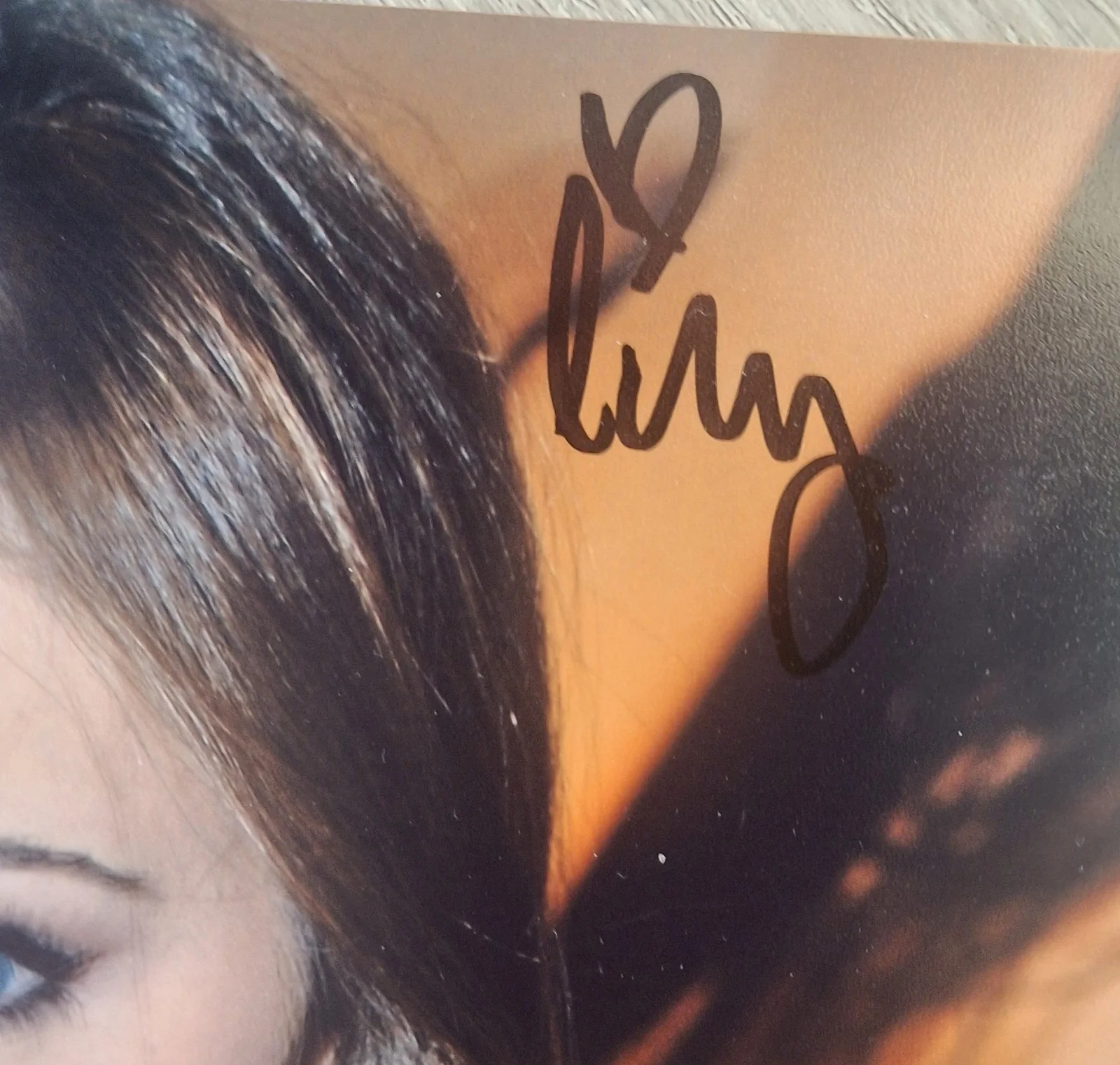 Lily Carter Signed 8x12" PHOTO #3 - Squeeze The Charmin, image 2