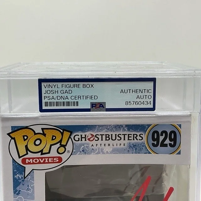 Josh Gad Autographed Muncher Ghostbusters: Afterlife Funko Pop #929 PSA, изображение 2