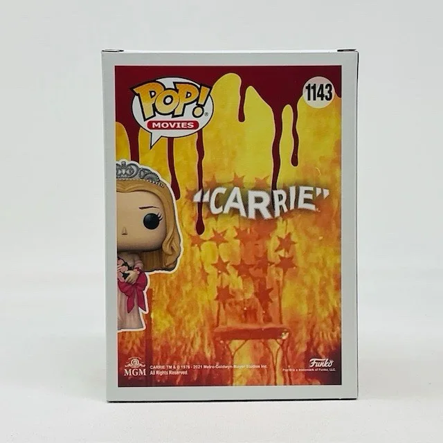 Sissy Spacek Autographed Scary Horror Movie Carrie Funko Pop #1143 OCCM, image 4
