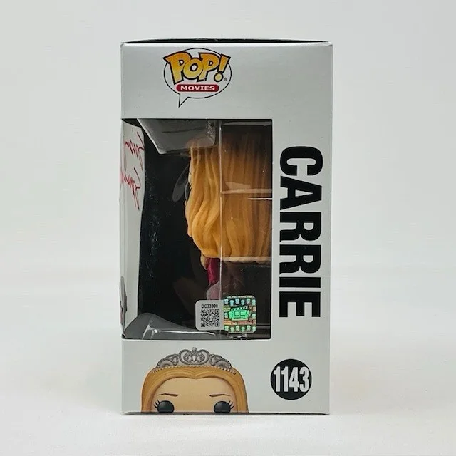 Sissy Spacek Autographed Scary Horror Movie Carrie Funko Pop #1143 OCCM, image 5