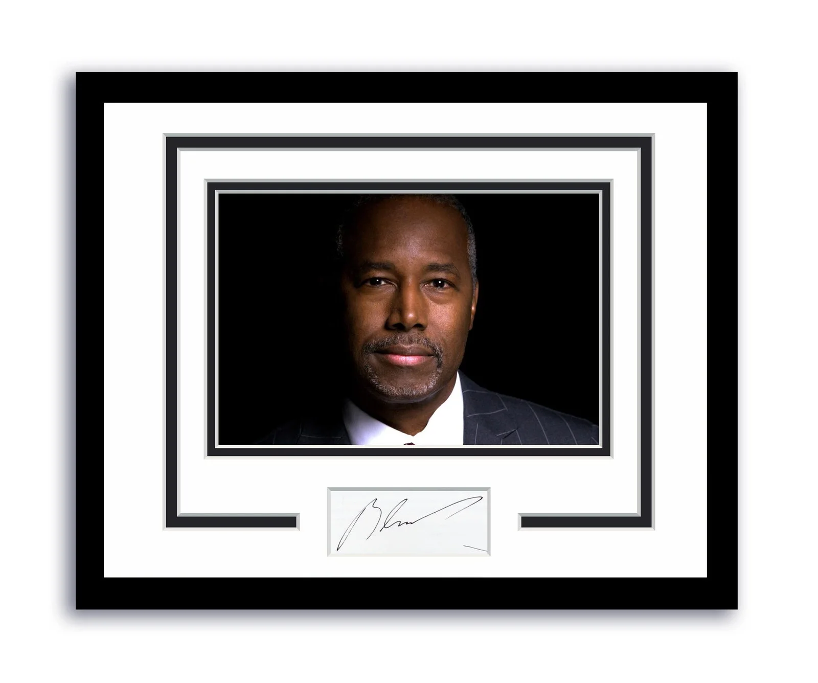 Ben Carson — Dr. Ben Carson Autographed Signed 11x14 Framed Photo ACOA