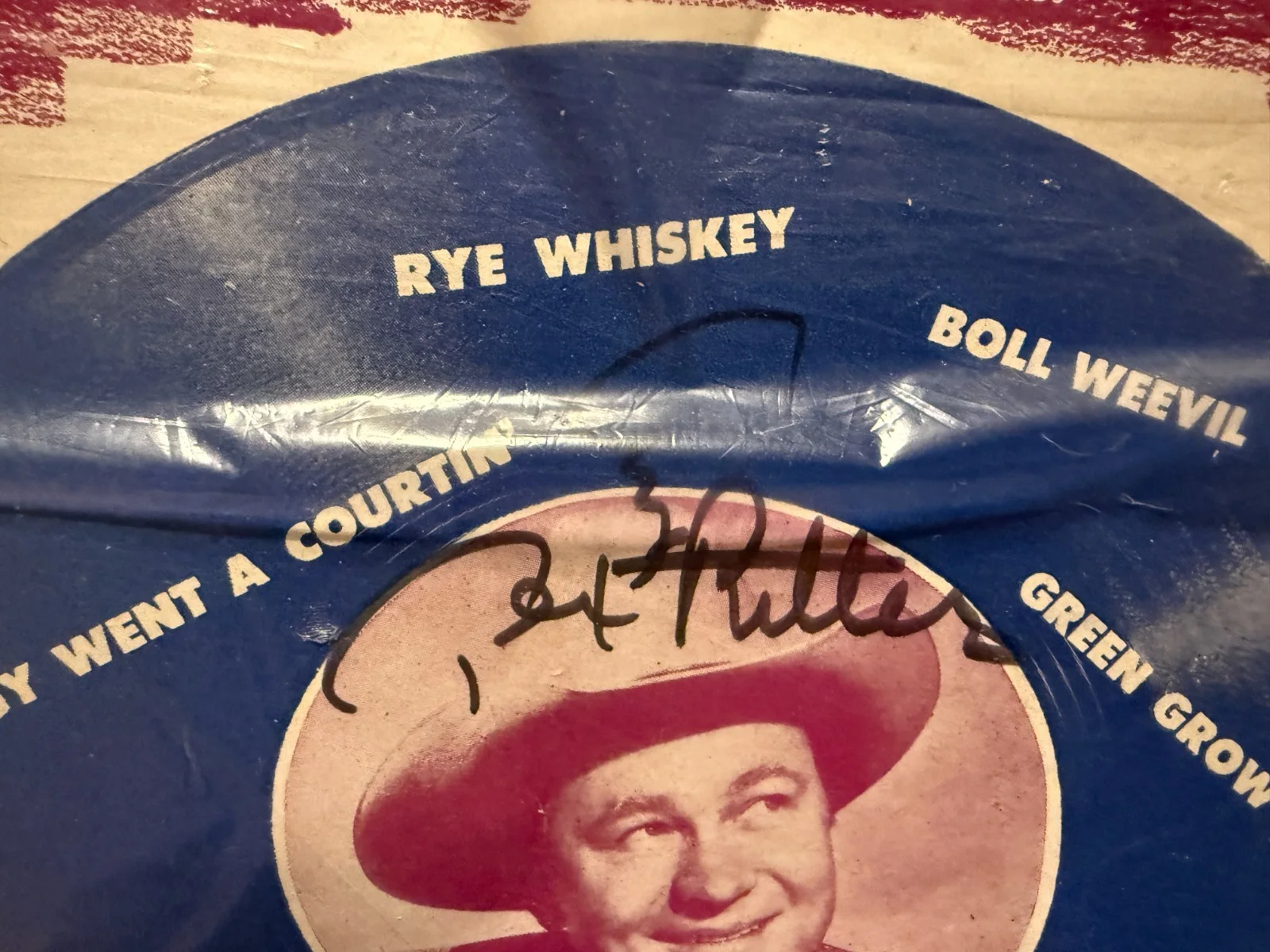 Tex Ritter Capitol Record Hits Song Folio Autographed Music Pub Inc 1948 16 pgs, изображение 2