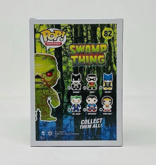 Derek Mears Autographed DC Universe Swamp Thing Funko Pop Heroes #82 PX JSA COA, image 4