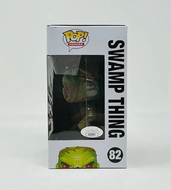 Derek Mears Autographed DC Universe Swamp Thing Funko Pop Heroes #82 PX JSA COA, image 5