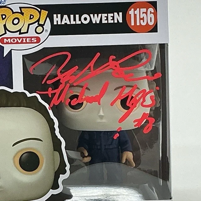 Brad Loree Autographed Horror Movie Michael Myers Halloween Funko Pop #1156 OCCM, image 2
