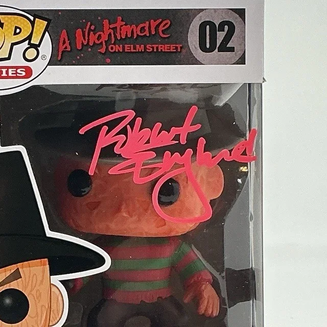 Robert Englund — Robert Englund AutographFreddy Krueger A Nightmare On Elm Street Funko Pop BAS, изображение 3