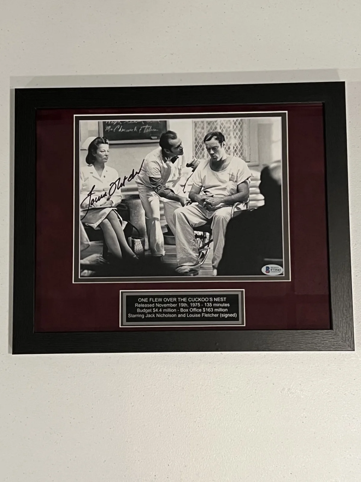Louise Fletcher — 11x14 FRAMED One Flew Over the Cuckoo's Nest-Louise Fletcher 8x10 Photo-BECKETT