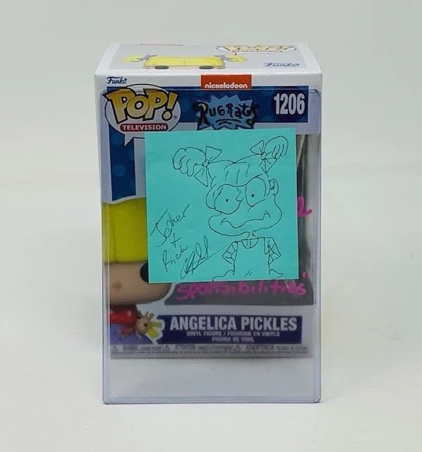 Cheryl Chase Autographed Angelica Pickles Rug Rats Funko Pop #1206 11/25 OCCM, изображение 2