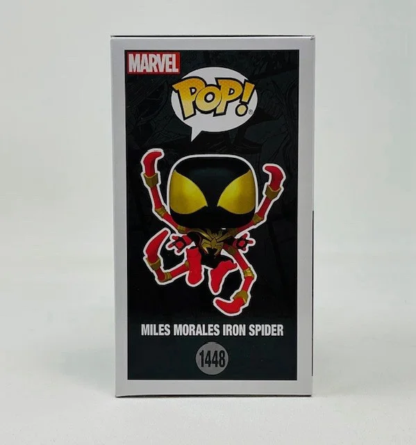 Nadji Jeter Autographed Miles Morales Iron Spider Marvel Funko Pop #1448 OCCM, изображение 3