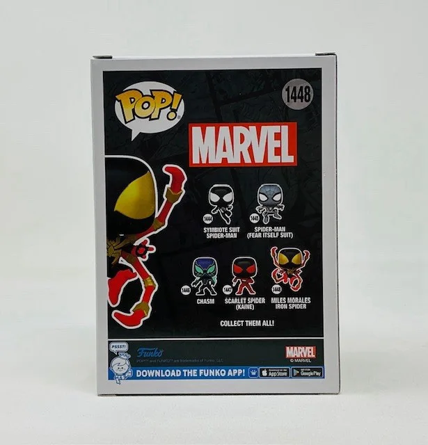 Nadji Jeter Autographed Miles Morales Iron Spider Marvel Funko Pop #1448 OCCM, изображение 4