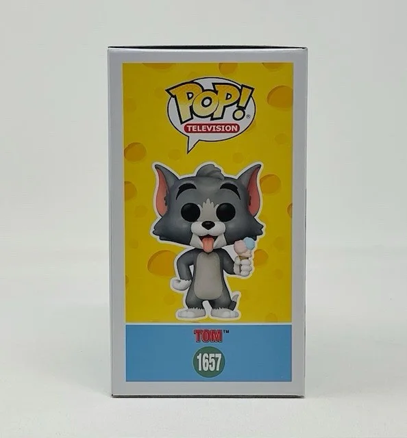 Jeff Bergman Autographed Cartoon Tom And Jerry Funko Pop TV #1657 OCCM, изображение 3
