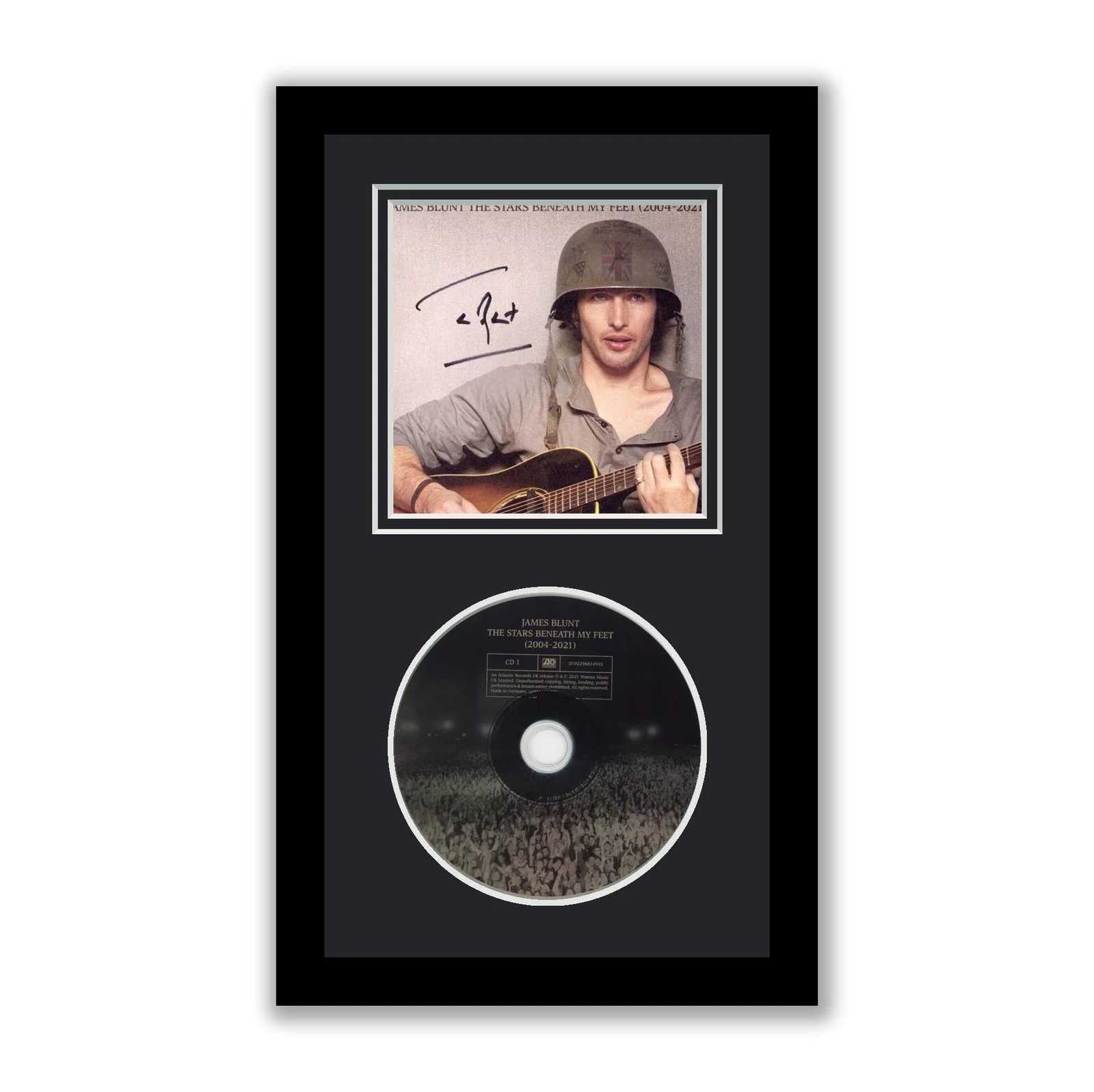 James Blunt — James Blunt Autographed Signed Framed CD The Stars Between My Feet ACOA