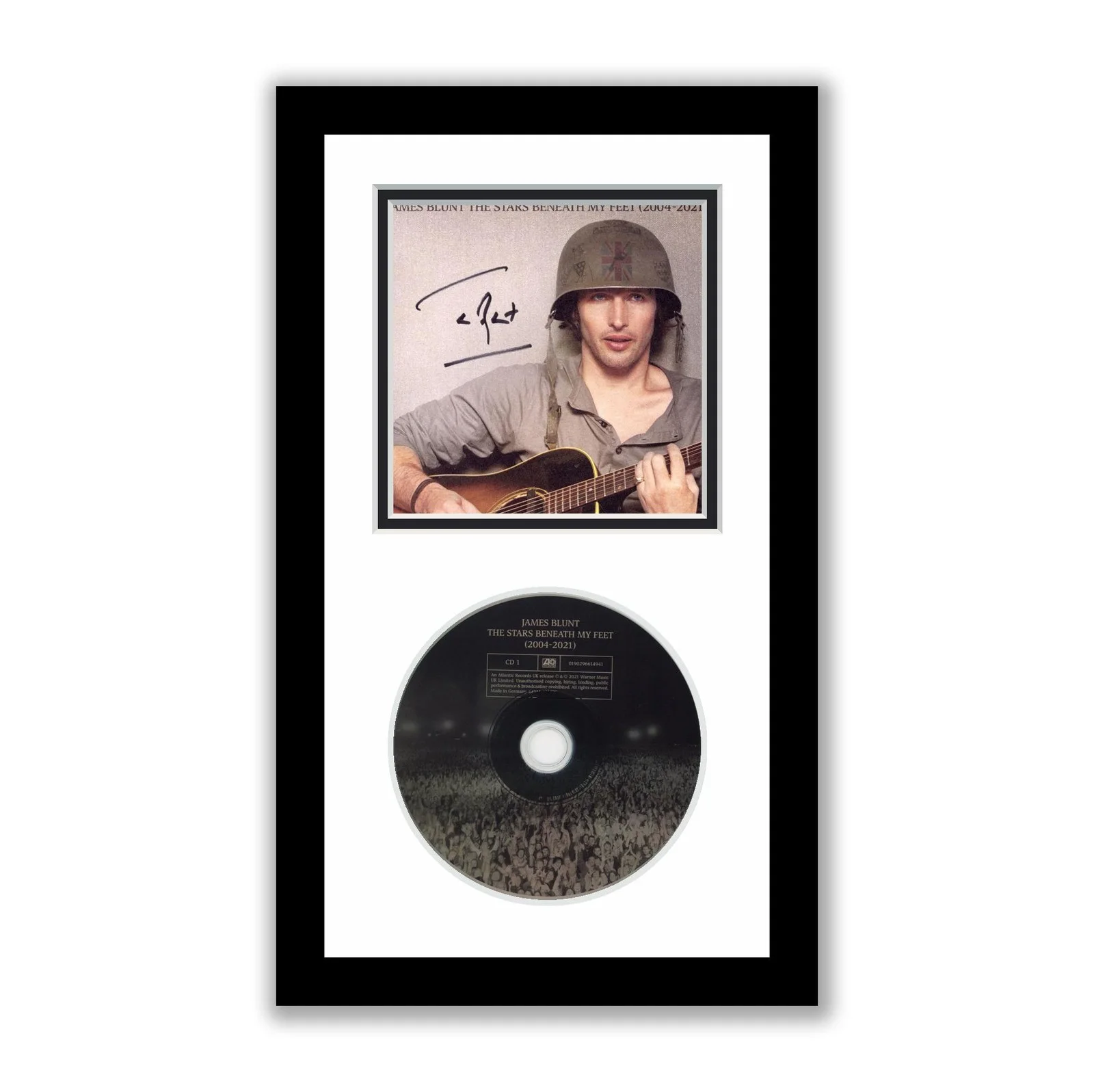 James Blunt — James Blunt Autographed Signed Framed CD The Stars Between My Feet ACOA
