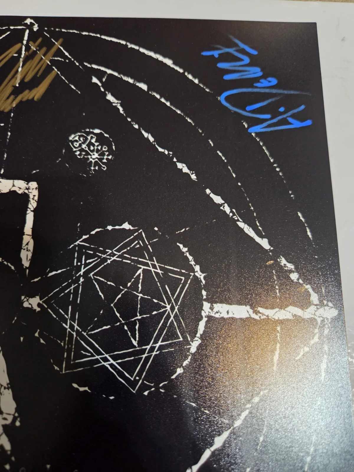 Lorna Shore **HAND SIGNED** Psalms Autographed Poster Will Ramos Mega Rare, изображение 3