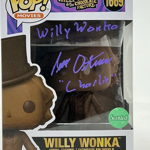 Peter Ostrum Autographed Willy Wonka & The Chocolate Factory Funko Pop OCCM, image 2