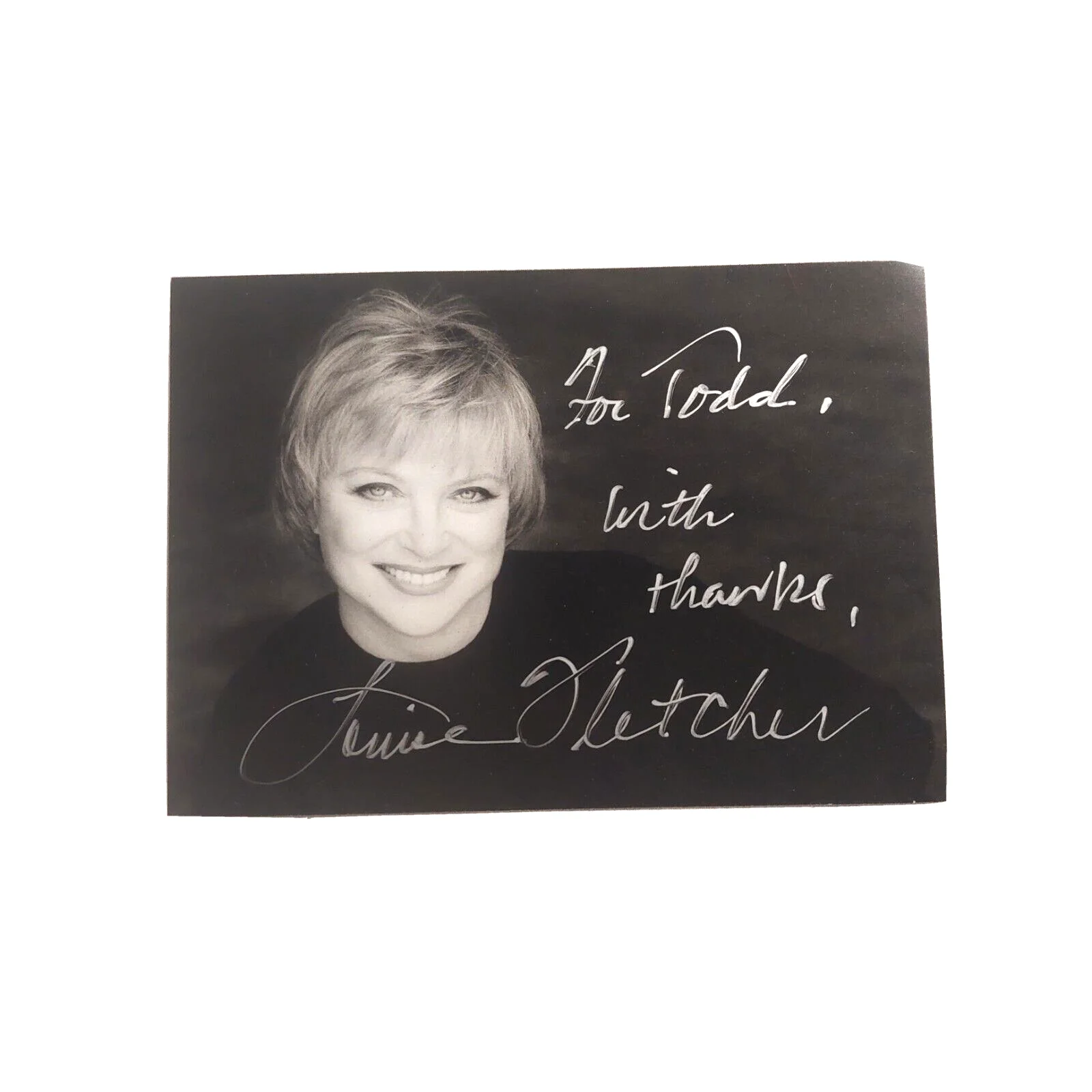 Louise Fletcher — Louise Fletcher Signed 6x4 Photo Card Star Trek Kai Winn Autograph, изображение 3