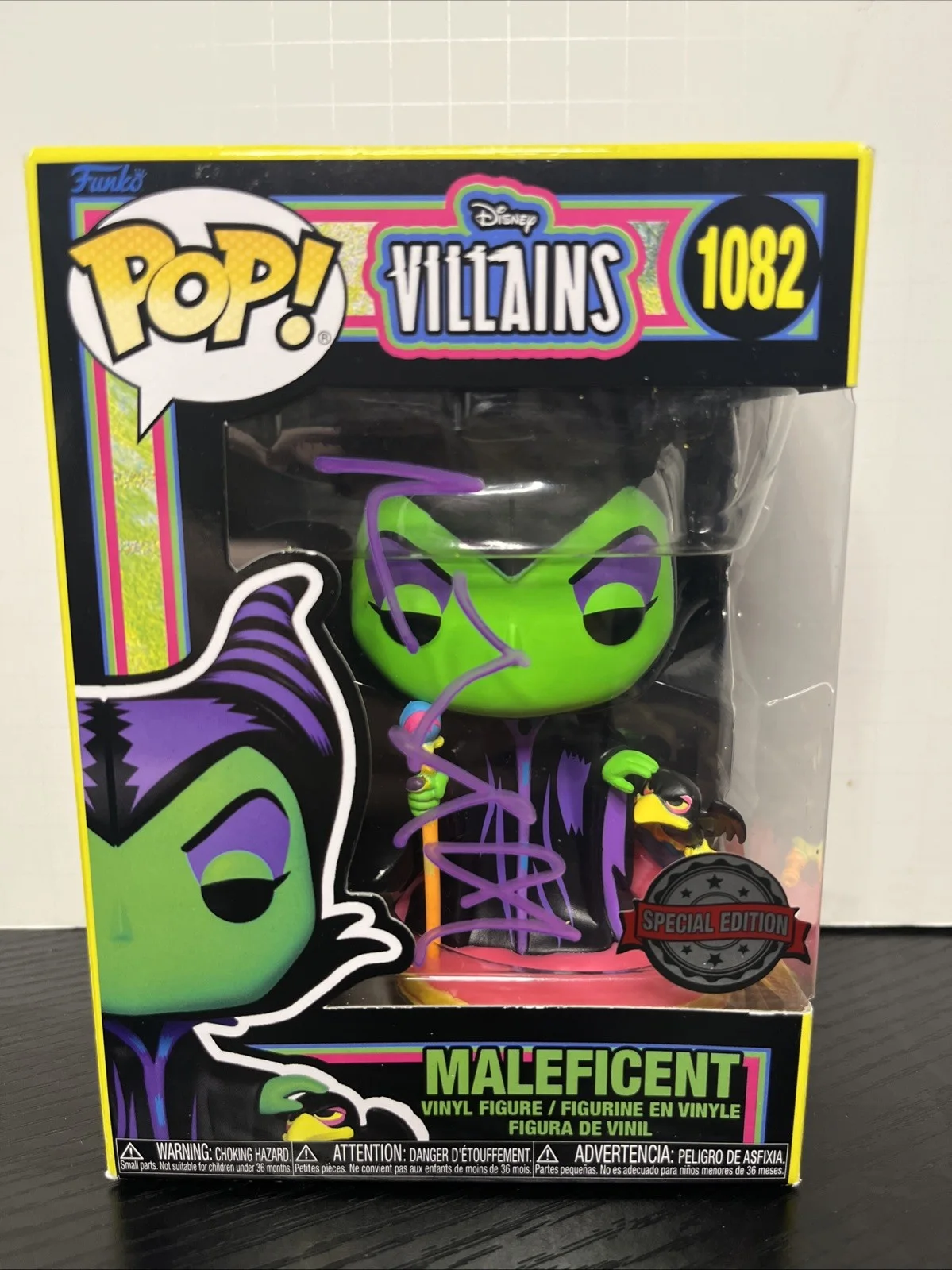 Angelina Jolie — Angelina Jolie Signed Autographed "Maleficent" Funko Pop #1082 With COA