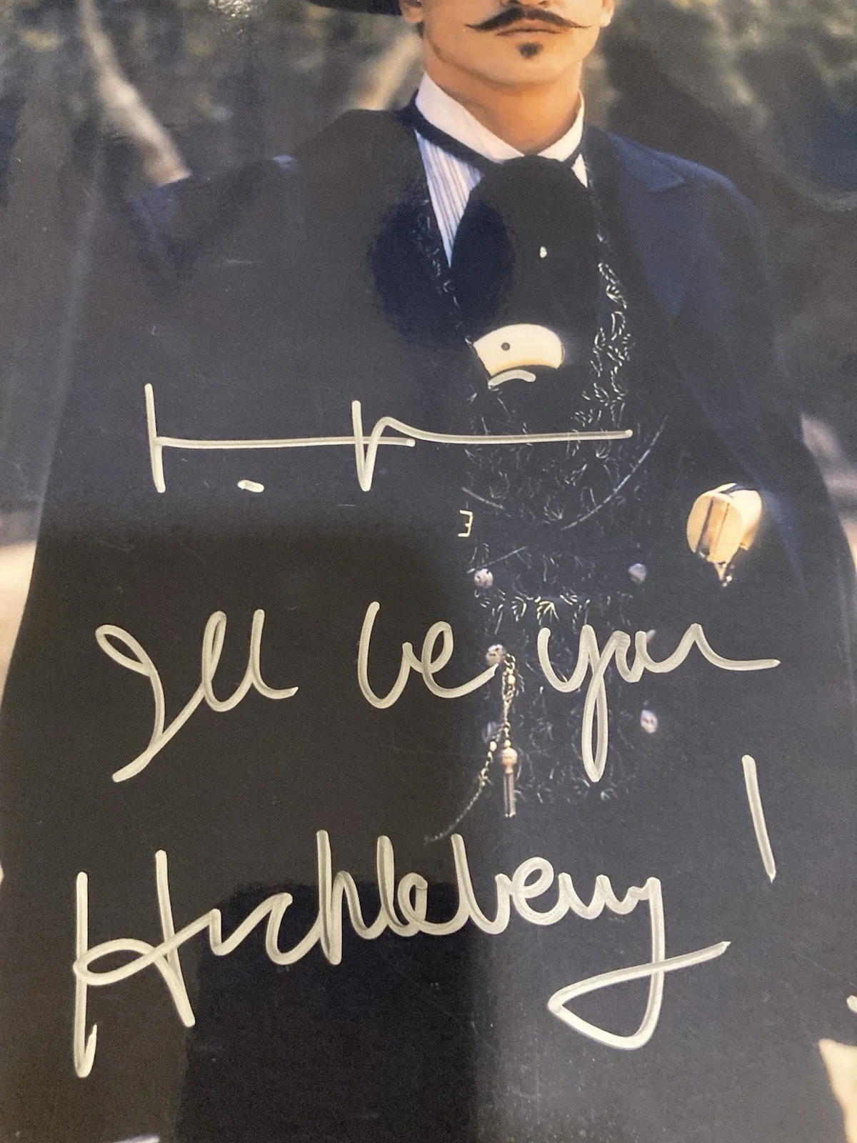 Val Kilmer “ I’ll Be Your huckleberry “ Signed 8x10 JSA Certified, image 2