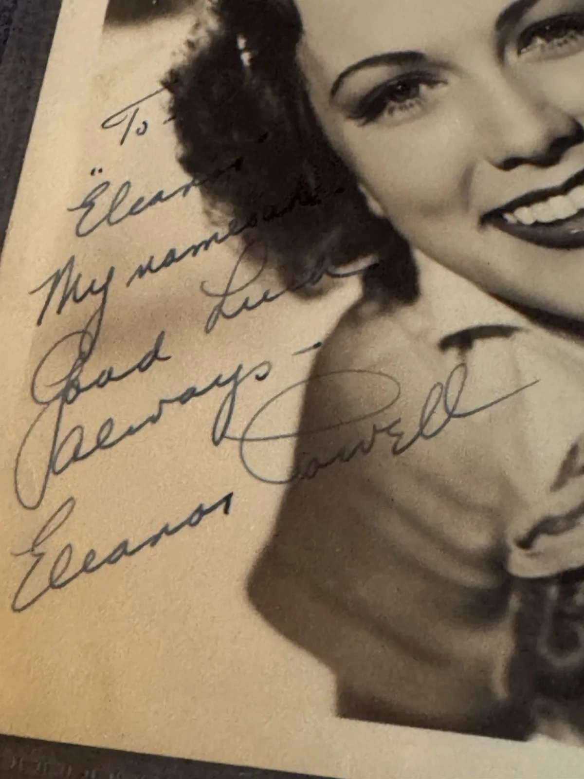 Eleanor Powell — Eleanor Powell Signed 8x10 Original Vintage Dblwt Photograph Autographed COA, изображение 2