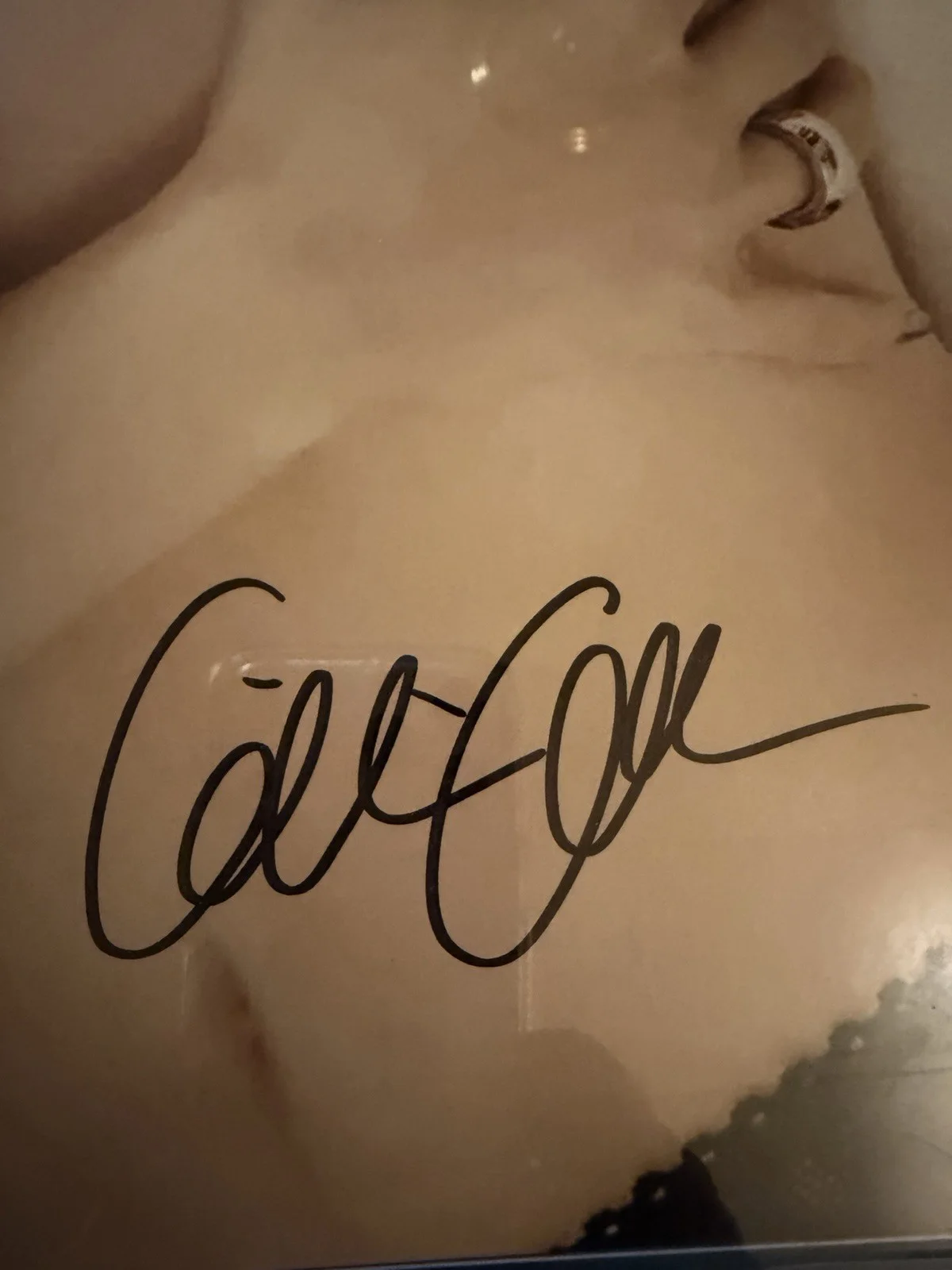 Gillian Anderson/Dana Scully — Gillian Anderson/Dana Scully Signed 16*20 Boudoir Photo “X-Files” BECKETT READ, изображение 2