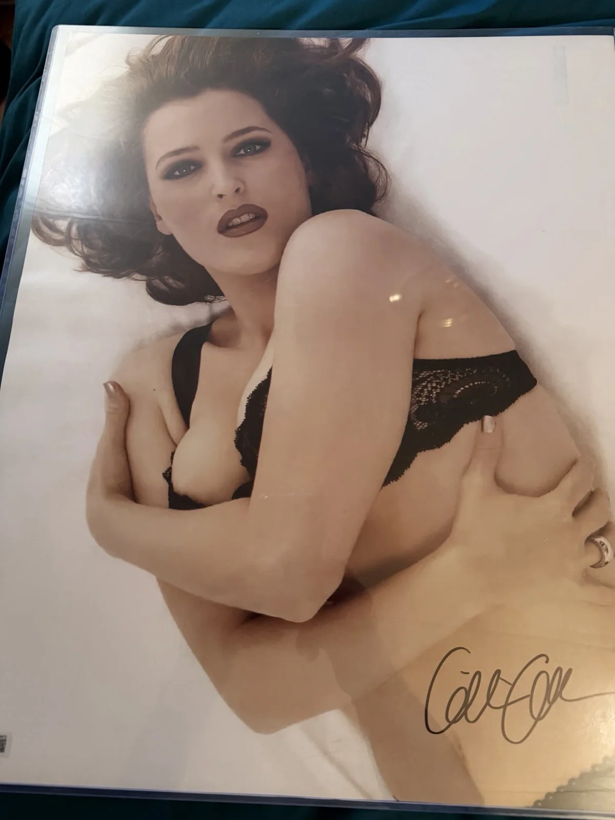 Gillian Anderson/Dana Scully — Gillian Anderson/Dana Scully Signed 16*20 Boudoir Photo “X-Files” BECKETT READ, изображение 4