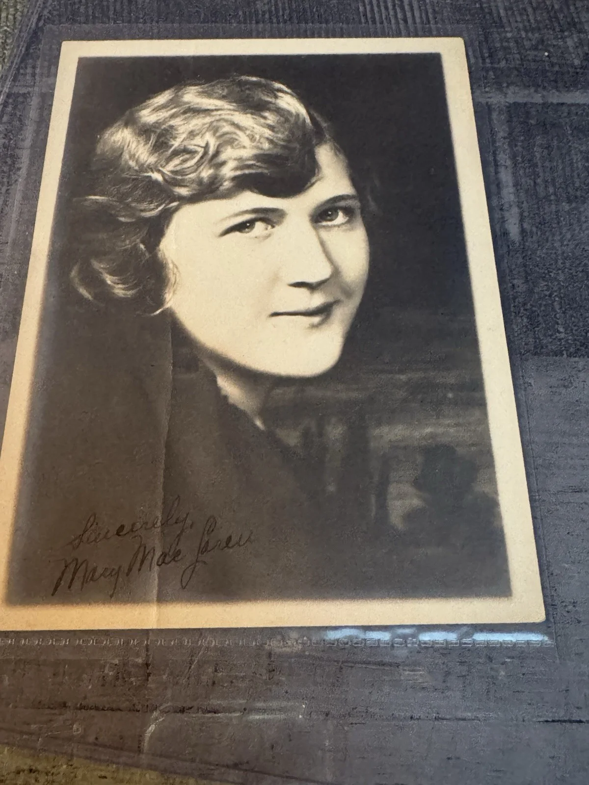 Mary MacLaren — Mary MacLaren 1919 Signed 8x10 Original Vintage Dblwt Photograph COA, image 4