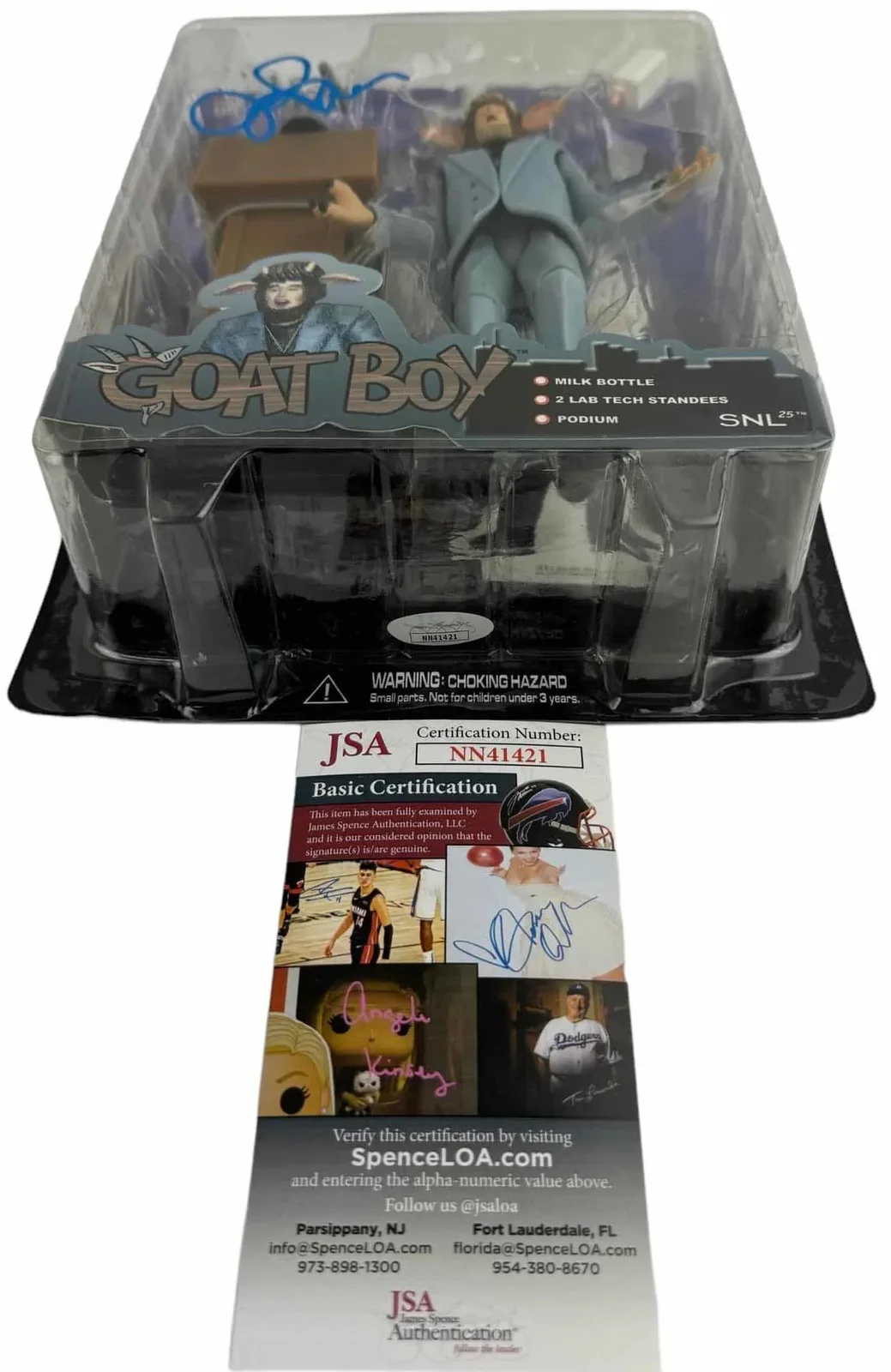 Jim Breuer signed Figure Goat Boy Saturday Night Live JSA Authentication, image 2