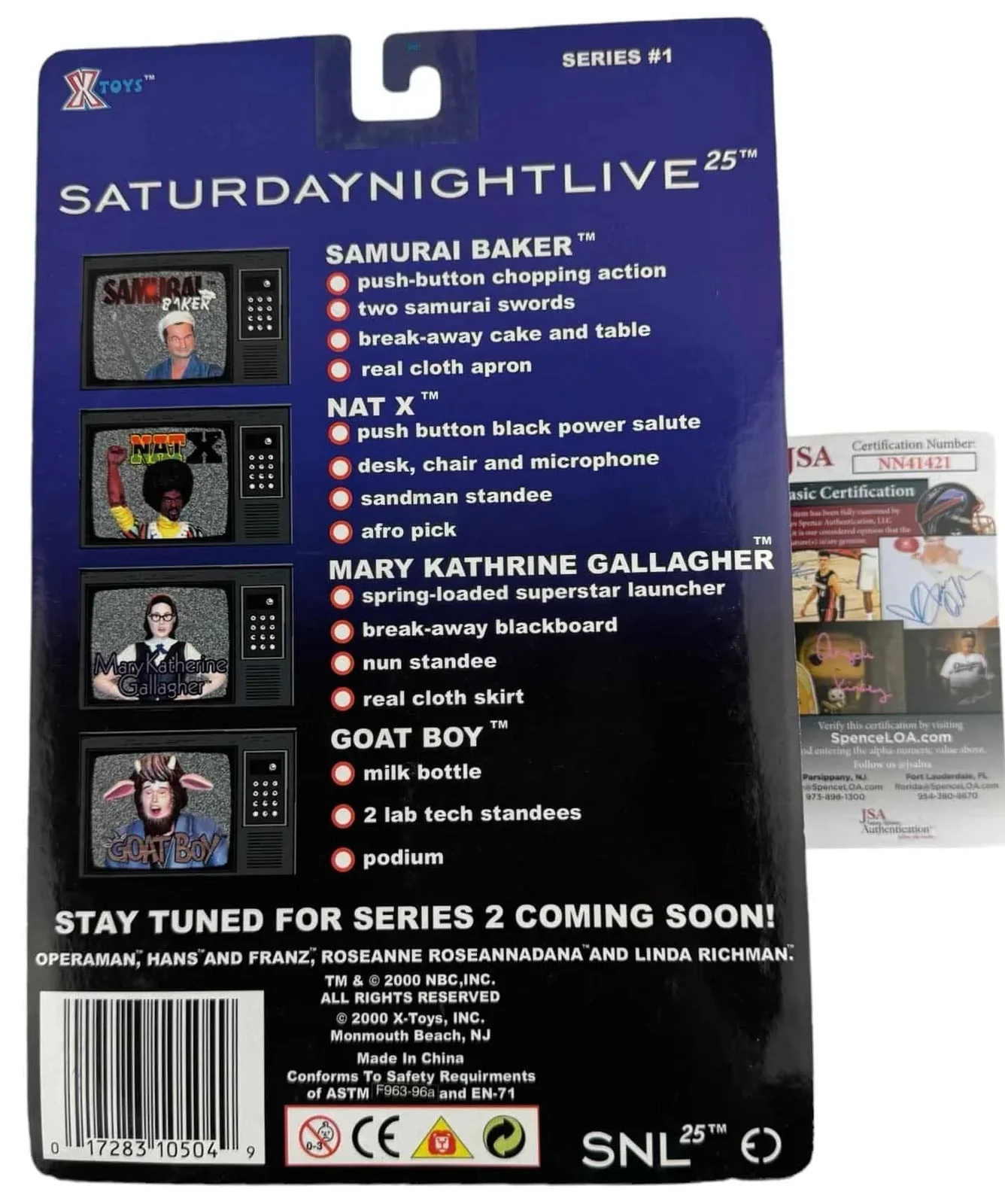 Jim Breuer signed Figure Goat Boy Saturday Night Live JSA Authentication, image 3