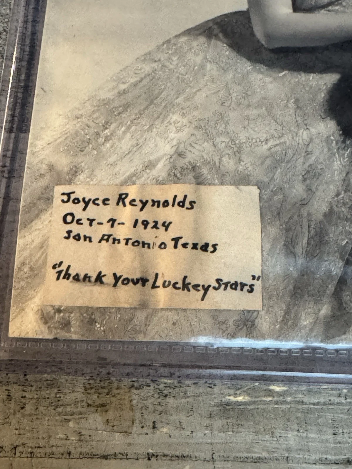 Joyce Renolds — Joyce Reynolds Thank Your Lucky Stars 1943 Signed 8x10 Vintage Photograph COA, изображение 2