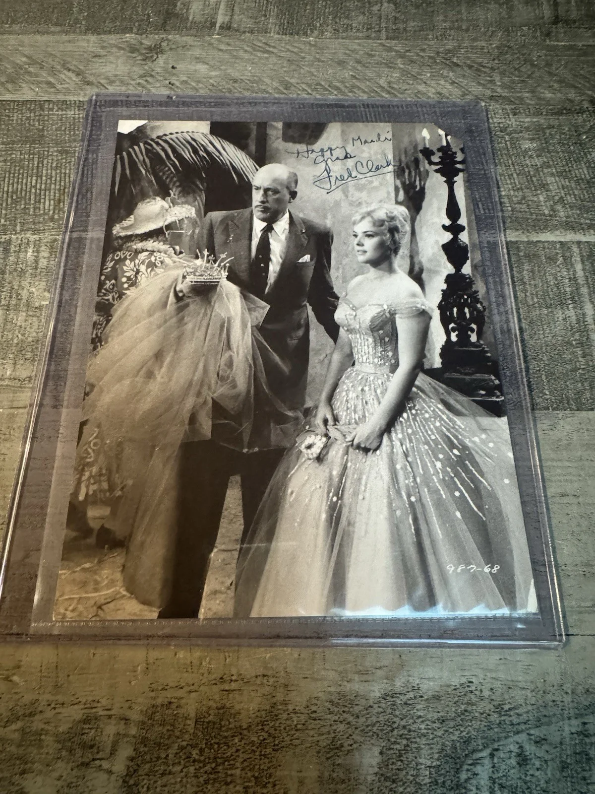 Fred Clark — Fred Clark Mardi Gras 1958 Signed 8x10 Original Vintage Photograph COA, image 3