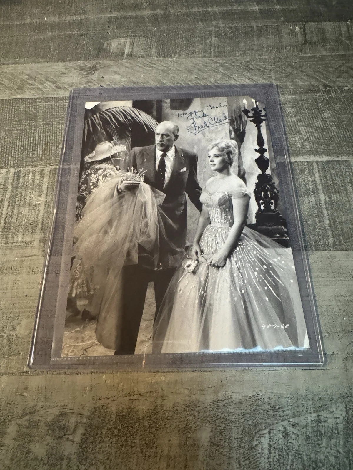 Fred Clark — Fred Clark Mardi Gras 1958 Signed 8x10 Original Vintage Photograph COA, image 5