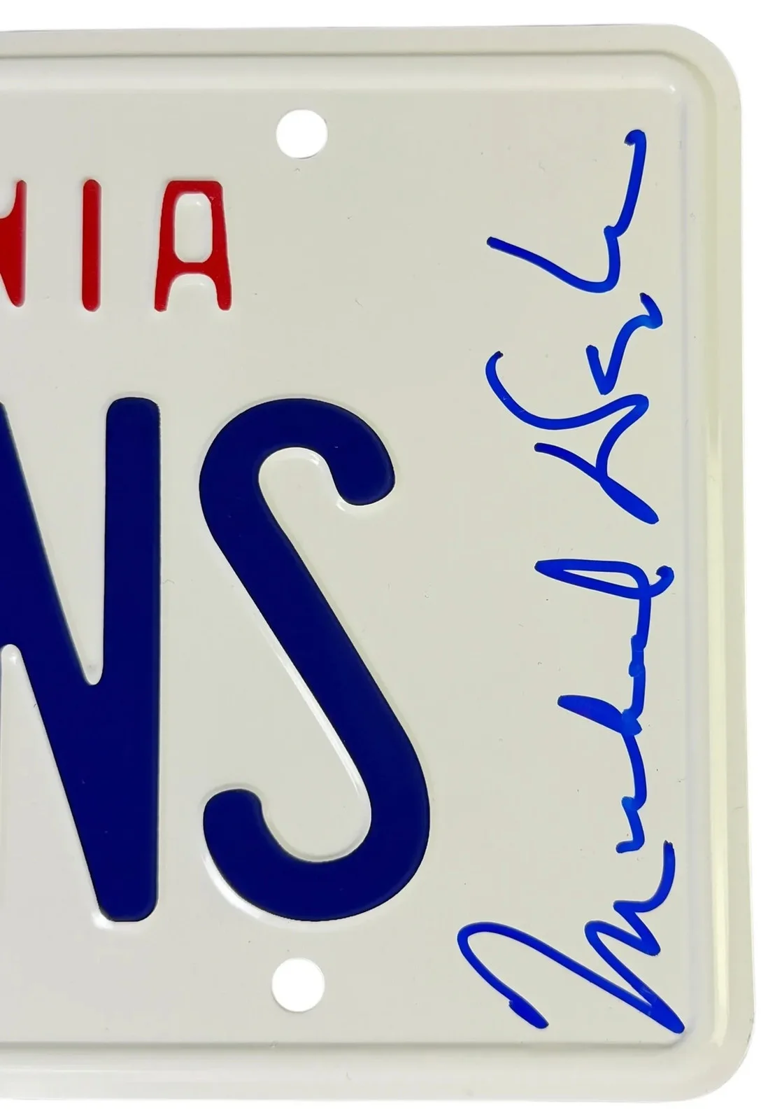 Michael Douglas — Michael Douglas signed License Plate William D-Fens Falling Down Beckett, image 3