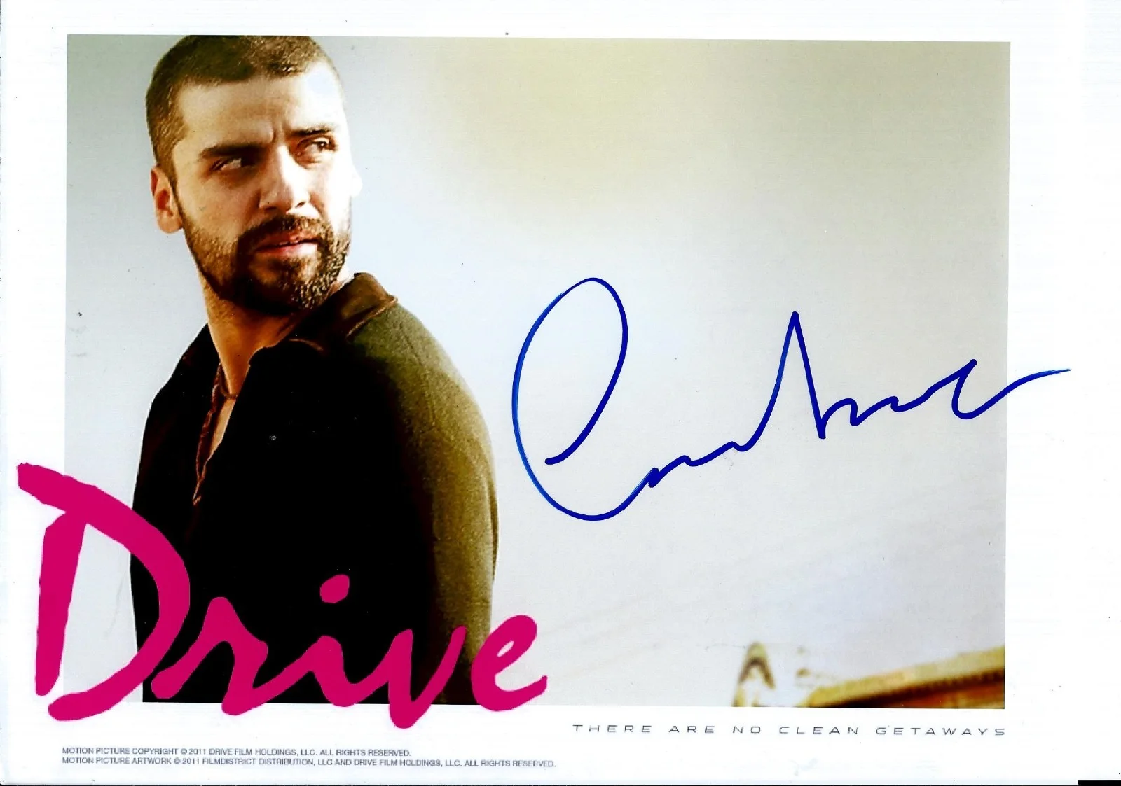 Oscar Isaac — Oscar Isaac signed Drive 8x10 photo - Proof - Star Wars The Force Awakens