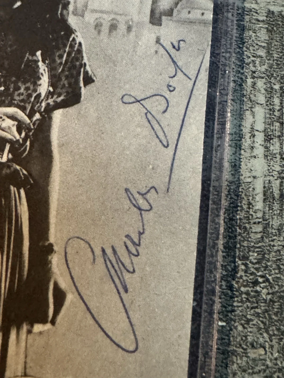 Charles Boyer — Charles Boyer Algiers Signed Vintage Photograph Autographed COA 8x8, изображение 2