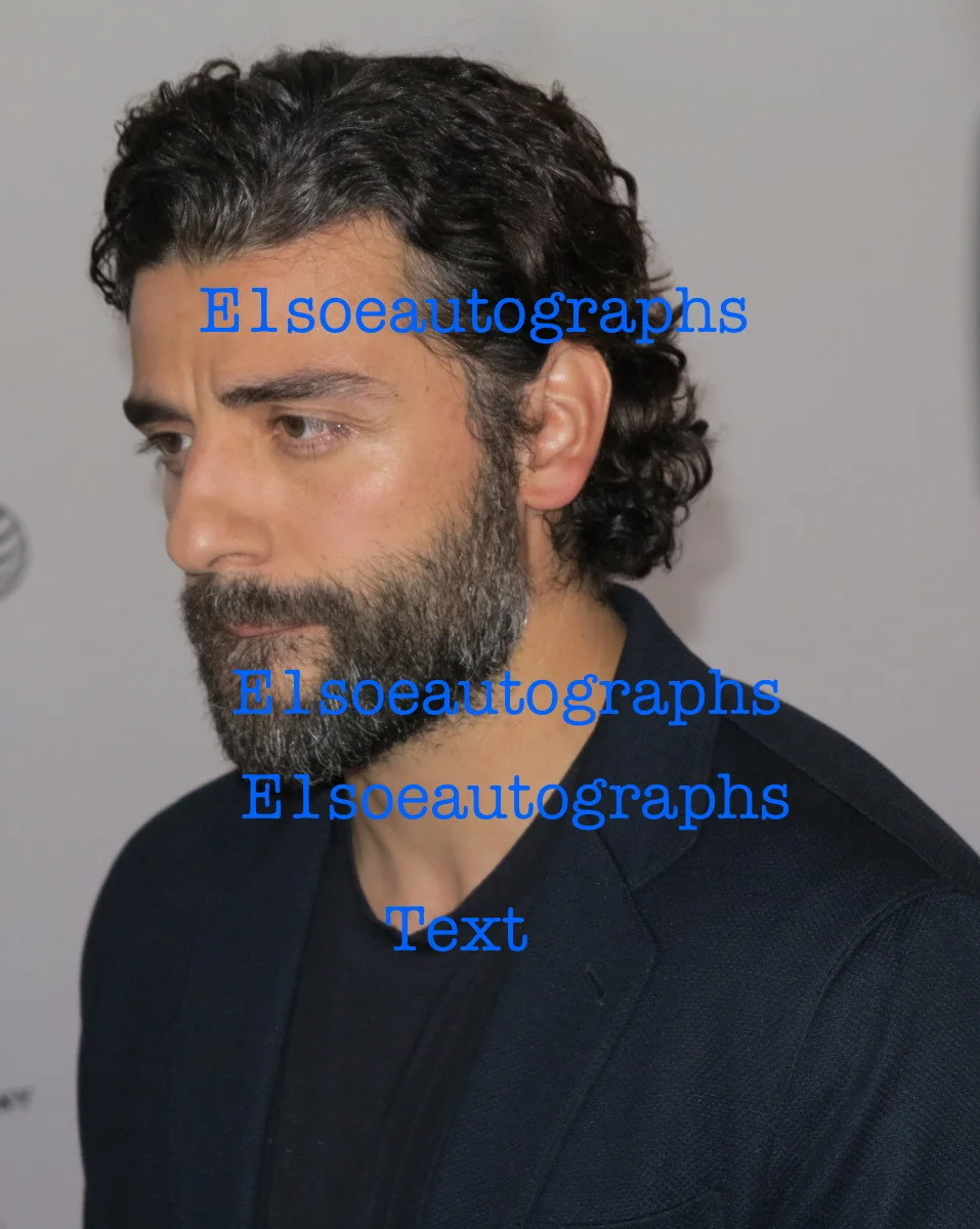 Oscar Isaac — Oscar Isaac signed Two Faces January 8x10 Photo - Star Wars The Force Awakens, image 3