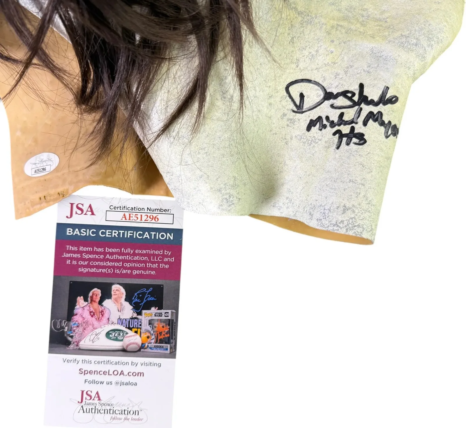 Don Shanks — Don Shanks signed Mask Halloween 5 The Revenge of Michael Myers JSA, изображение 4