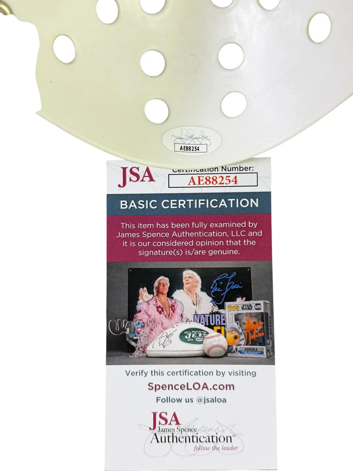 CJ Graham, Christopher Swift — CJ Graham & Christopher Swift signed Mask Jason Voorhees Friday the 13th 6 JSA, изображение 3