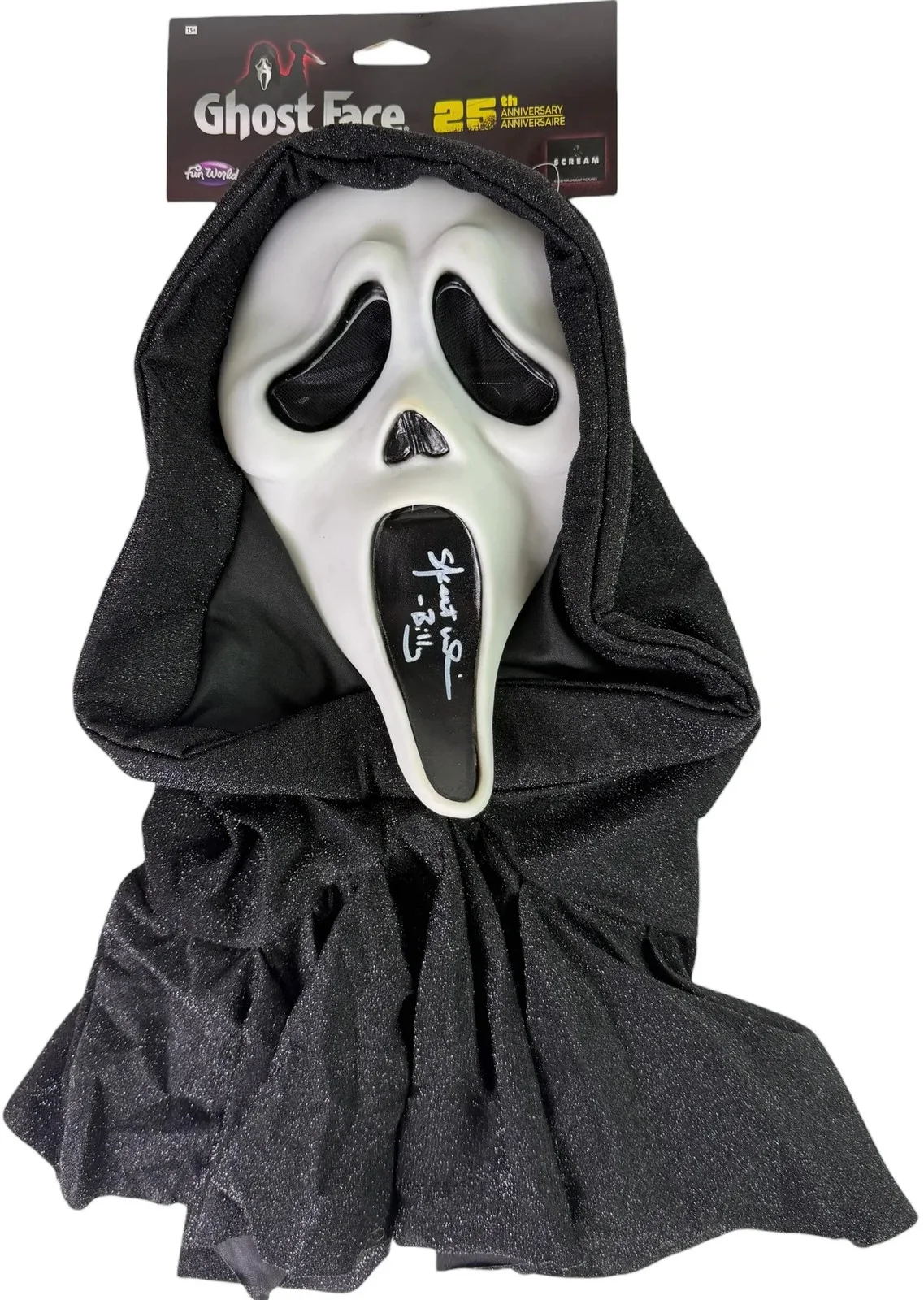 Skeet Ulrich — Skeet Ulrich signed Mask 25th Anniversary Billy Loomis Ghostface Scream Beckett