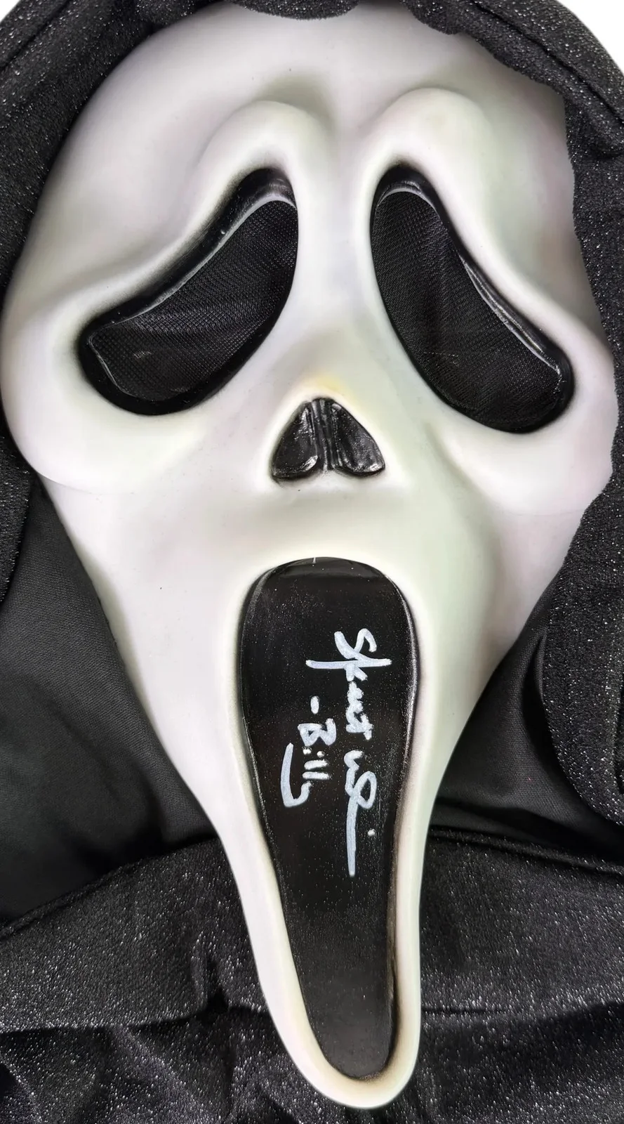 Skeet Ulrich — Skeet Ulrich signed Mask 25th Anniversary Billy Loomis Ghostface Scream Beckett, изображение 2