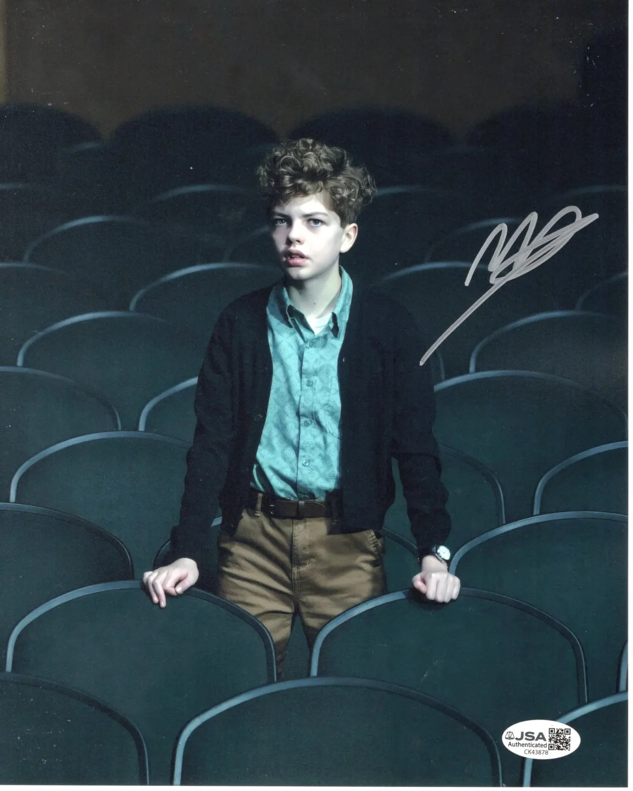 Mikkal Karim Fidler — Mikkal Karim Fidler signed 8x10 Photo Teddy Uris IT: Welcome to Derry JSA