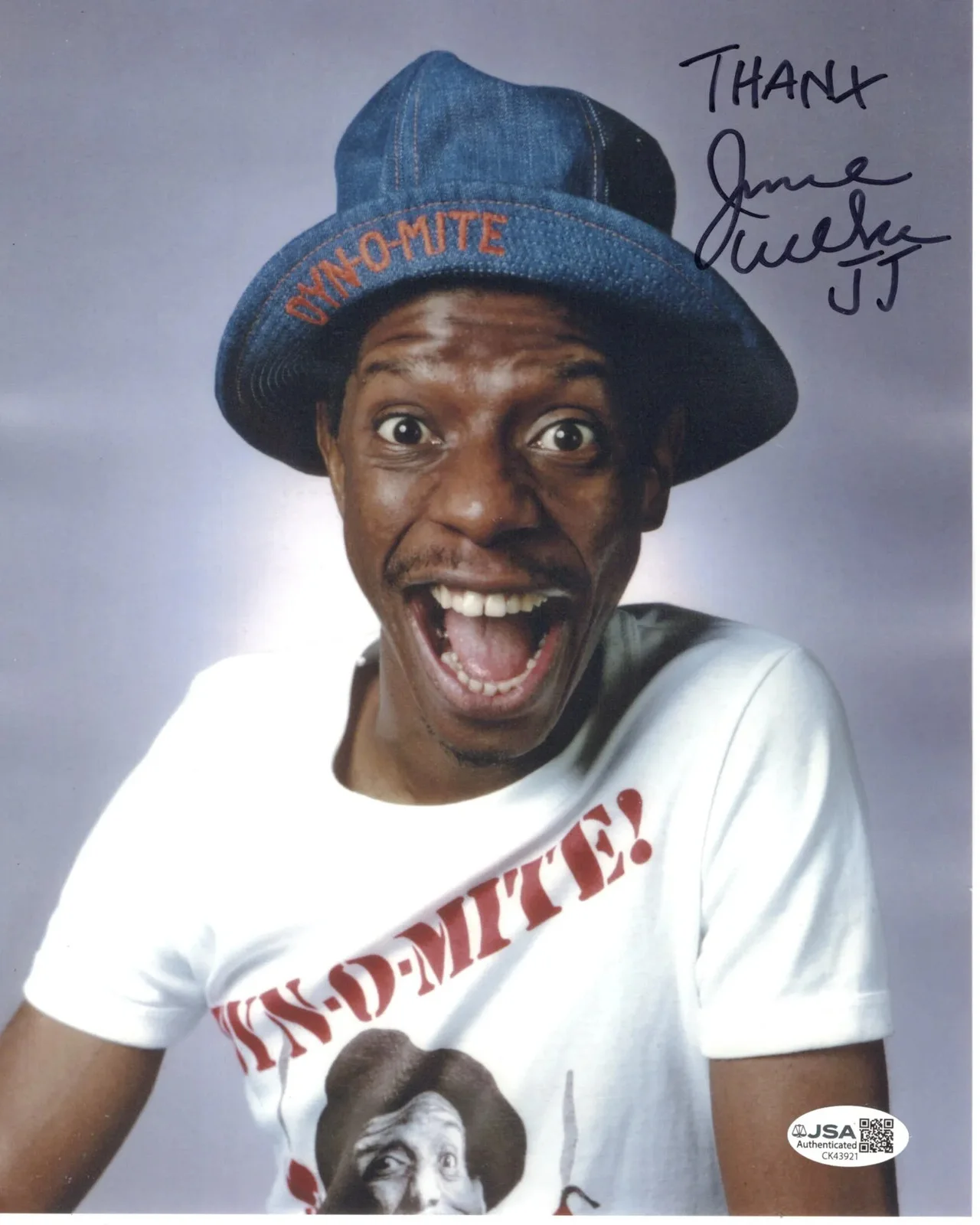 Jimmie JJ Walker — Jimmie 'JJ' Walker signed 8x10 Photo James Evans Good Times JSA