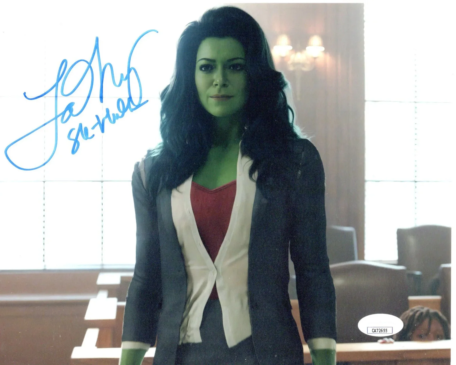 Tatiana Maslany — Tatiana Maslany signed 8x10 Photo Jennifer Walters She-Hulk JSA Authentication