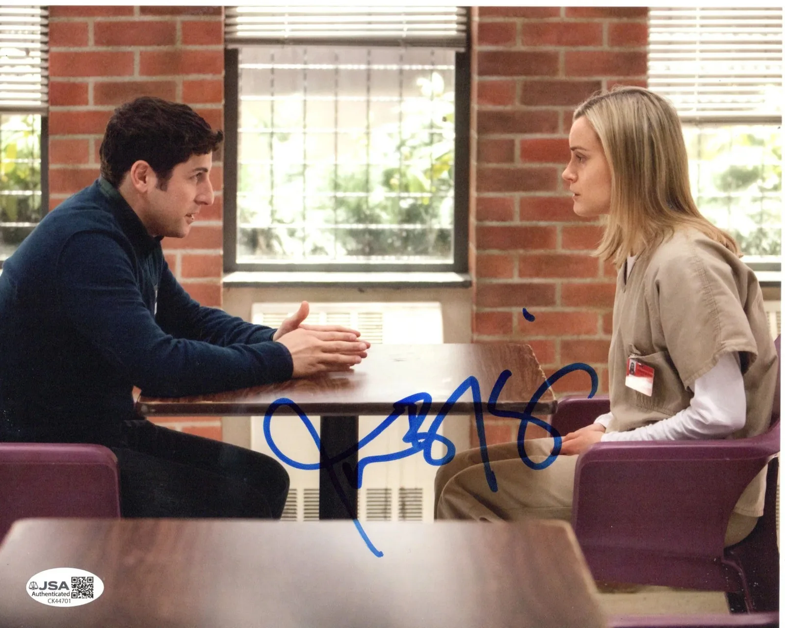 Jason Biggs — Jason Biggs signed 8x10 Photo Larry Bloom Orange Is the New Black JSA