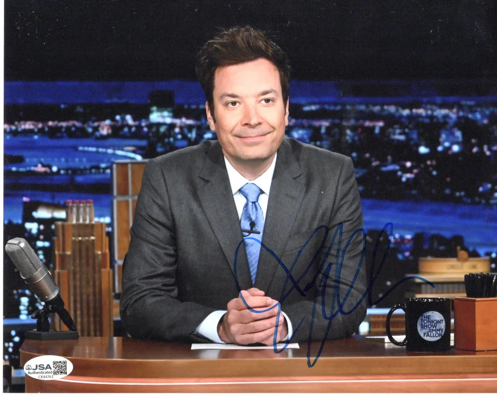 Jimmy Fallon — Jimmy Fallon signed 8x10 Photo Host The Tonight Show JSA Authentication