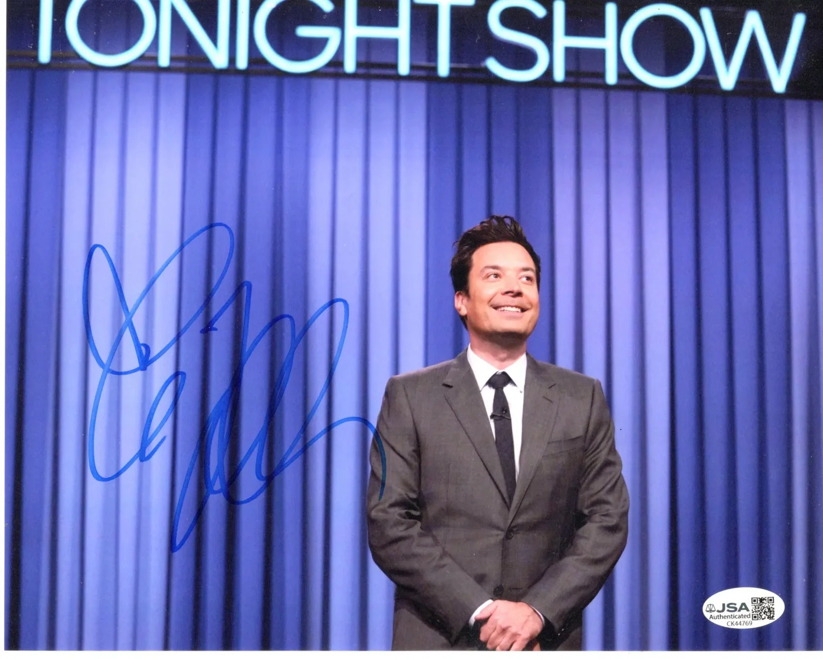 Jimmy Fallon — Jimmy Fallon signed 8x10 Photo Host The Tonight Show JSA Authentication
