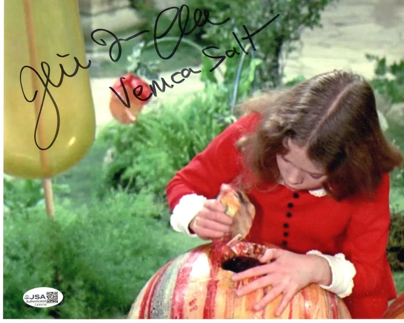 Julie Dawn Cole — Julie Dawn Cole signed 8x10 Photo Veruca Salt Willy Wonka JSA