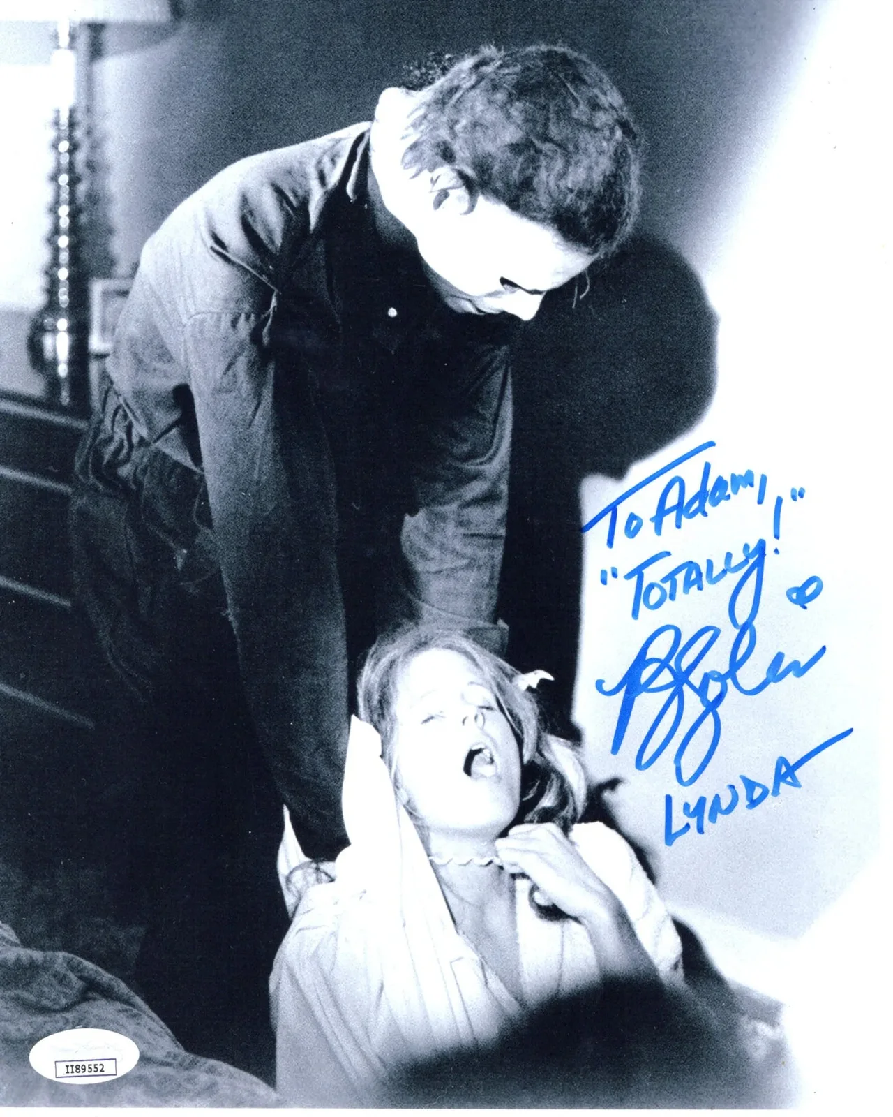 P.J. Soles — PJ Soles signed 8x10 Photo Lynda van der Klok Halloween JSA TO ADAM