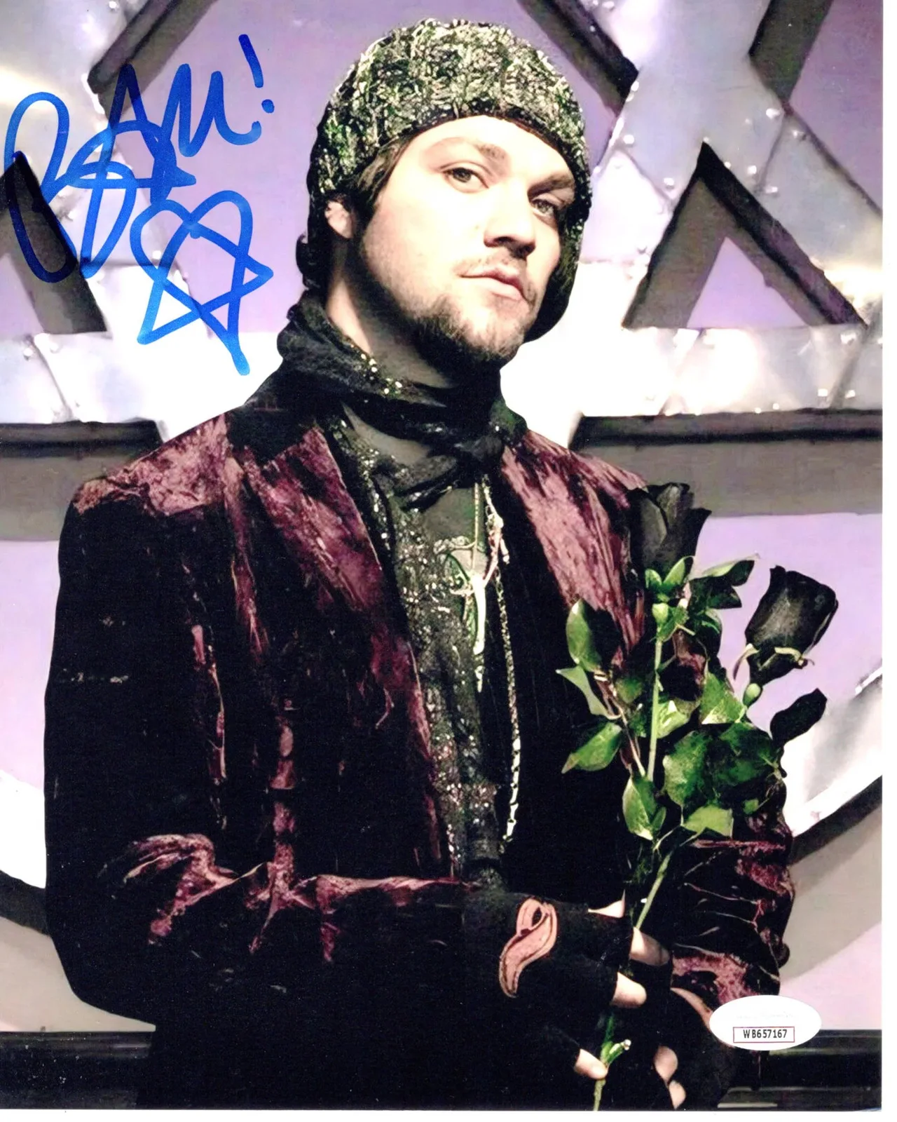 Bam Margera — Bam Margera signed 8x10 Photo Jackass, Viva La Bam *Missing JSA Card